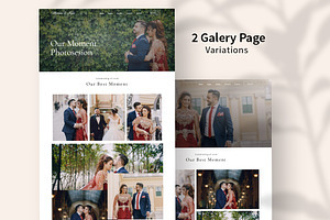 Wedding Wordpres Theme Elementor Kit