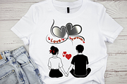 Love Forever PNG Retro Valentine, a Graphic by Vector Portal (Thumbnail 1 of 5)