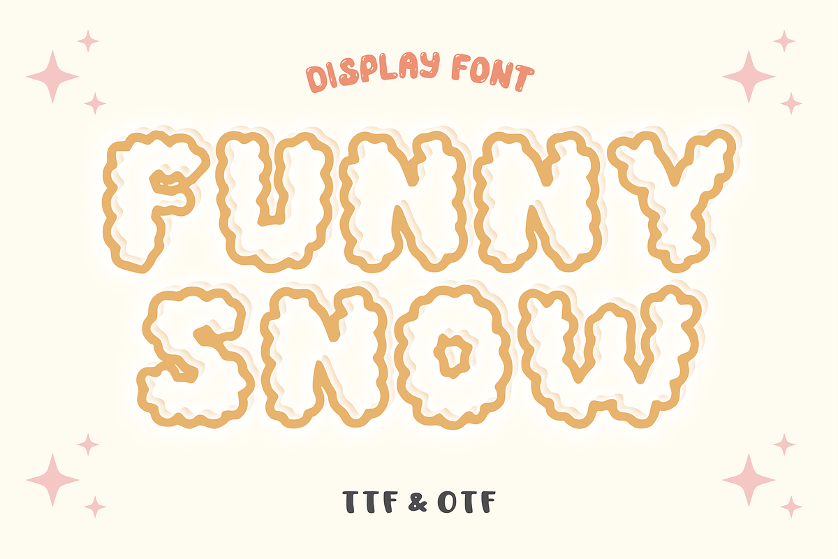 Cloud Line - Baby Font Types, a Font by KiddoGlyphs Studio (Photo 2 of 3)