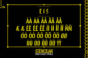 Stencilan – Weird Stencil Typeface, a Sans Serif Font by Almarkhatype (Thumbnail 4 of 8)