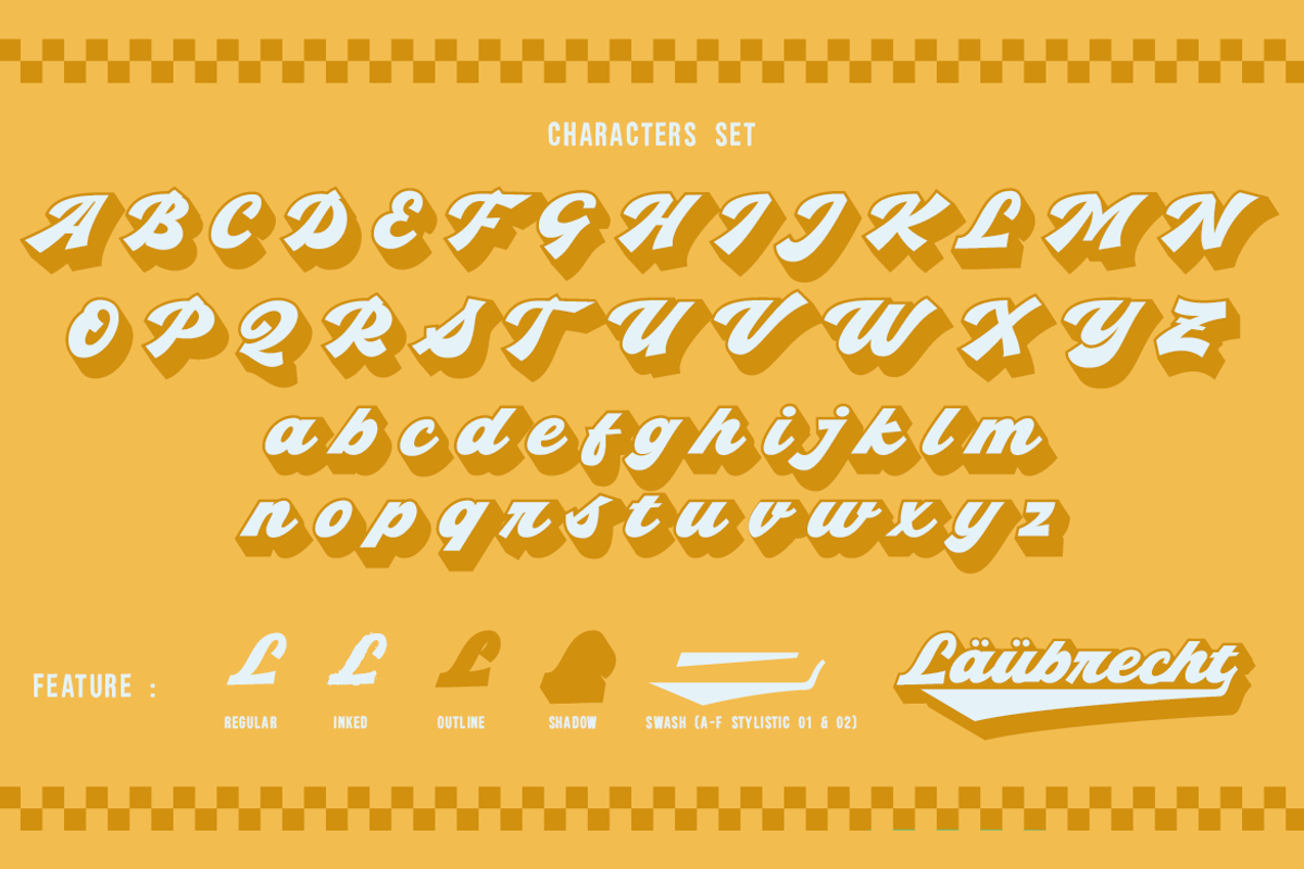 London Script || Retro Bold Font, a Script Font by Rochart (Photo 4 of 12)