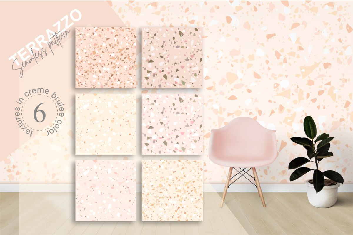 TERRAZZO - seamless pattern., a Texture Graphic by Collection by VY (Photo 2 of 13)