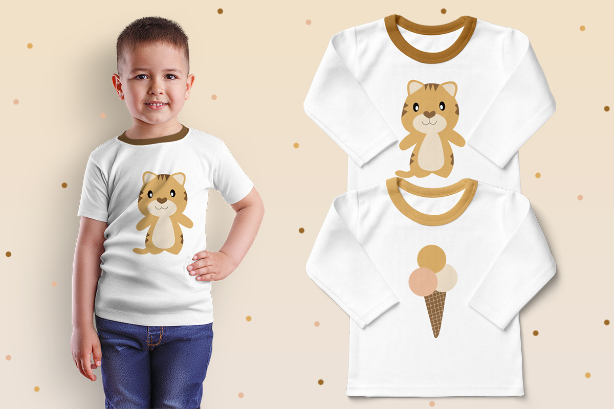 Baby Animals Clipart & Patterns, an Animal Illustration by JT_Design_Art (Photo 9 of 10)