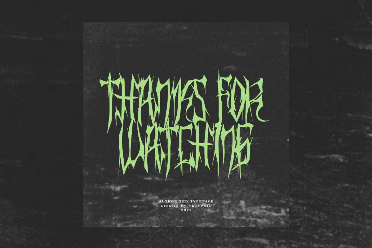 Authorized, a Blackletter Font by Yktypstd (Photo 6 of 6)