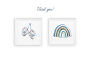 Watercolor boho nursery clipart, an Illustration by AquarelleSpace (Thumbnail 4 of 4)
