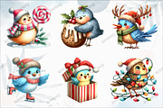 Christmas Funny Birds Sublimation, an Illustration by designcity5 (Thumbnail 2 of 5)