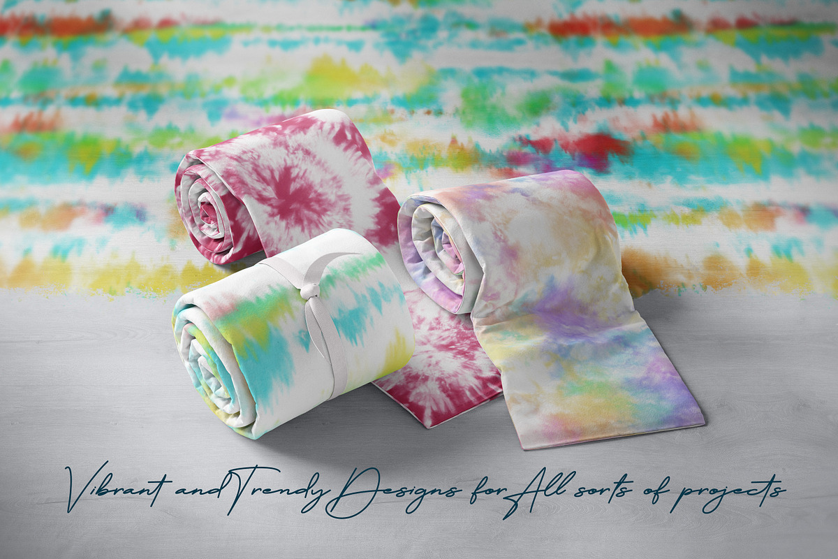 Summer Tie Dye Seamless Patterns, a Pattern Graphic by OlgaRom (Photo 7 of 11)