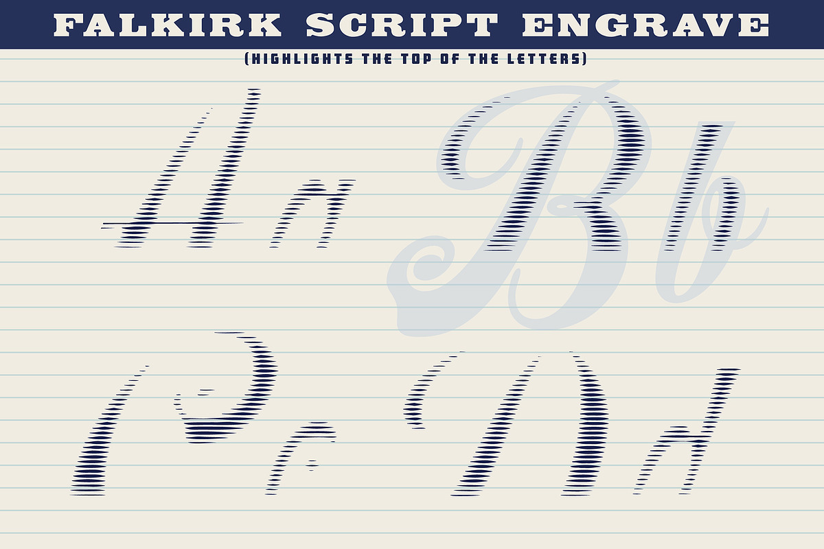 Falkirk Script Font Family, a Script Font by Mysterylab Designs (Photo 5 of 9)