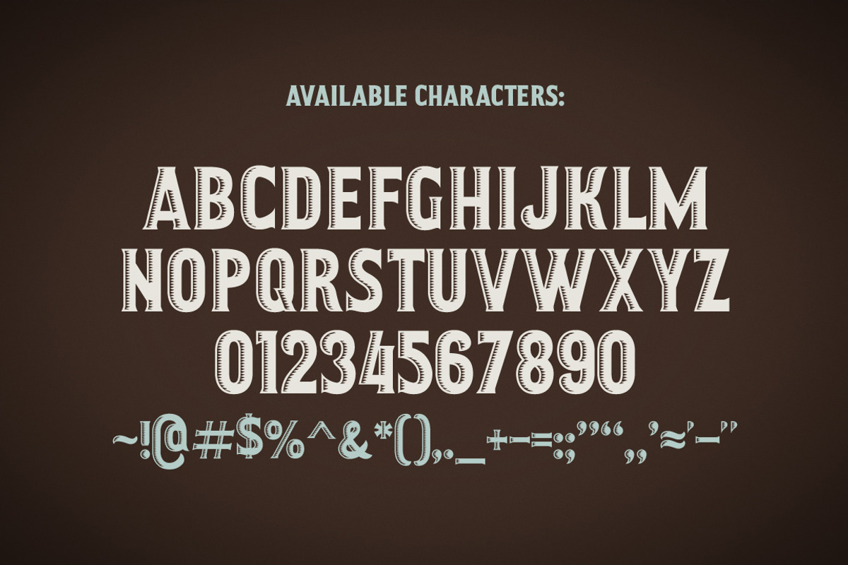 Craft Beer Typeface preview 5