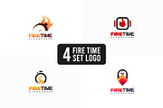 Set of Fire Watch Logo designs, a Branding & Logo Template by Lucky Creative (Thumbnail 1 of 5)