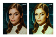 Vintage Film Glow Photo Effect, a Brushes & More by DesignerCandies (Thumbnail 2 of 7)