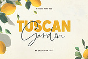 Tuscan Garden Font Duo, a Handwritten Font by Callie Rian & Co. (Thumbnail 1 of 16)