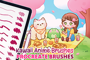 Procreate Brushes 20 Cartoon Anime, a Brush Add-On by InkPrintsTattoo (Thumbnail 1 of 8)