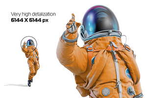 PSD Mockup 3D NASA Astronaut 21