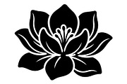 Floral Rose Lotus Silhouette, an Object Graphic by Gfx_Store (Thumbnail 4 of 15)
