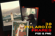 30 POLAROID FRAMES, a Templates & Theme by El Oasis Market (Thumbnail 1 of 7)