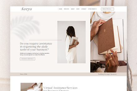 Keeya | WordPress, Elementor pro, a WordPress Template by DesignWithCris