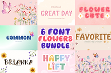 Flowers bundle font