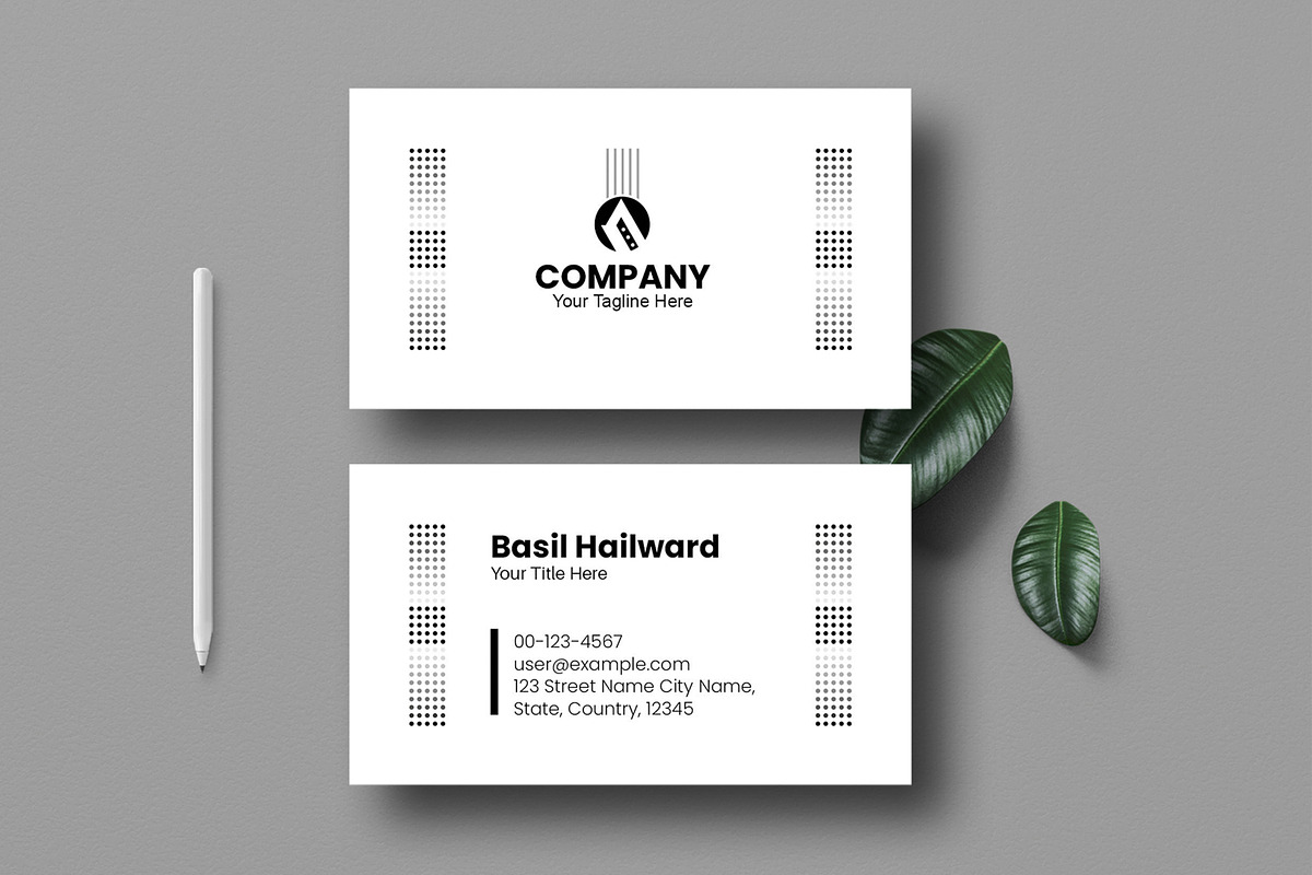 Clean Business Card Design, a Stationery Template by MightyDesign (Photo 1 of 6)