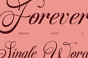 Roselune Scriptoria - Script Font, a Script Font by Inviline.co (Thumbnail 5 of 10)