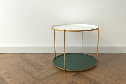 Design Side Table Thessa, a Furniture 3D Model by 3DTreatment