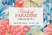 Petals of Paradise Digital Papers #2, a Pattern Graphic by Happy Creators Co. (Thumbnail 7 of 7)