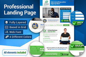 Professional Landing Page
