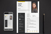 Taylor Resume Template, a Resume Template by Nina Shaw (Thumbnail 1 of 10)