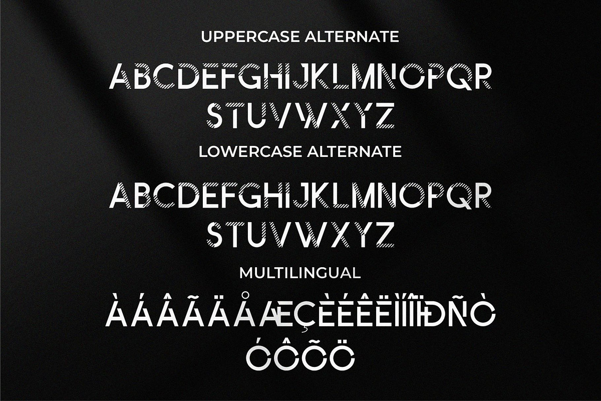 Radelyn || Modern Allkaps Sans Serif, a Sans Serif Font by Idea Studio (Photo 10 of 10)