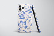 Blue Hand Painted Flowers, a Decorative Illustration by MalyskaStudio (Thumbnail 10 of 15)