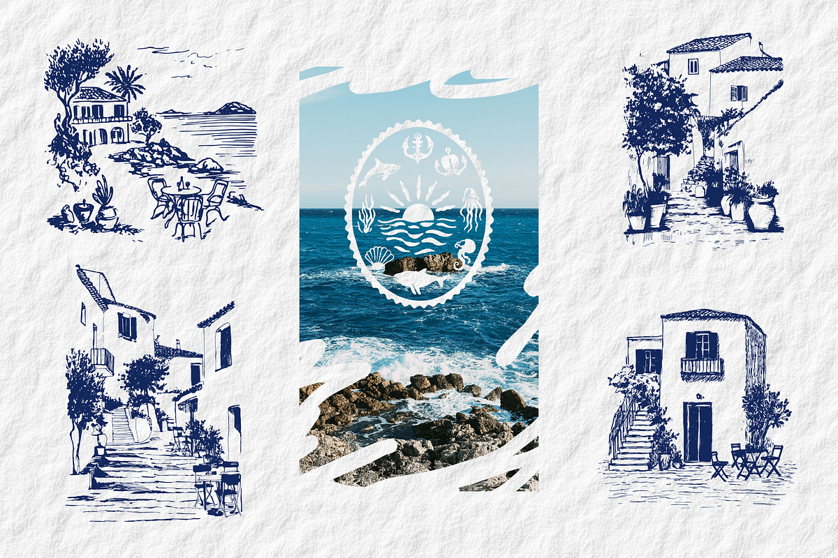 Mediterranean aesthetics, a Decorative Illustration by Chikovnaya (Photo 12 of 17)