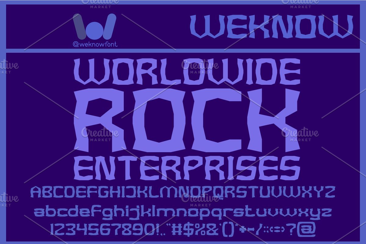 Gravel Stone font, a Font by weknow (Photo 5 of 8)