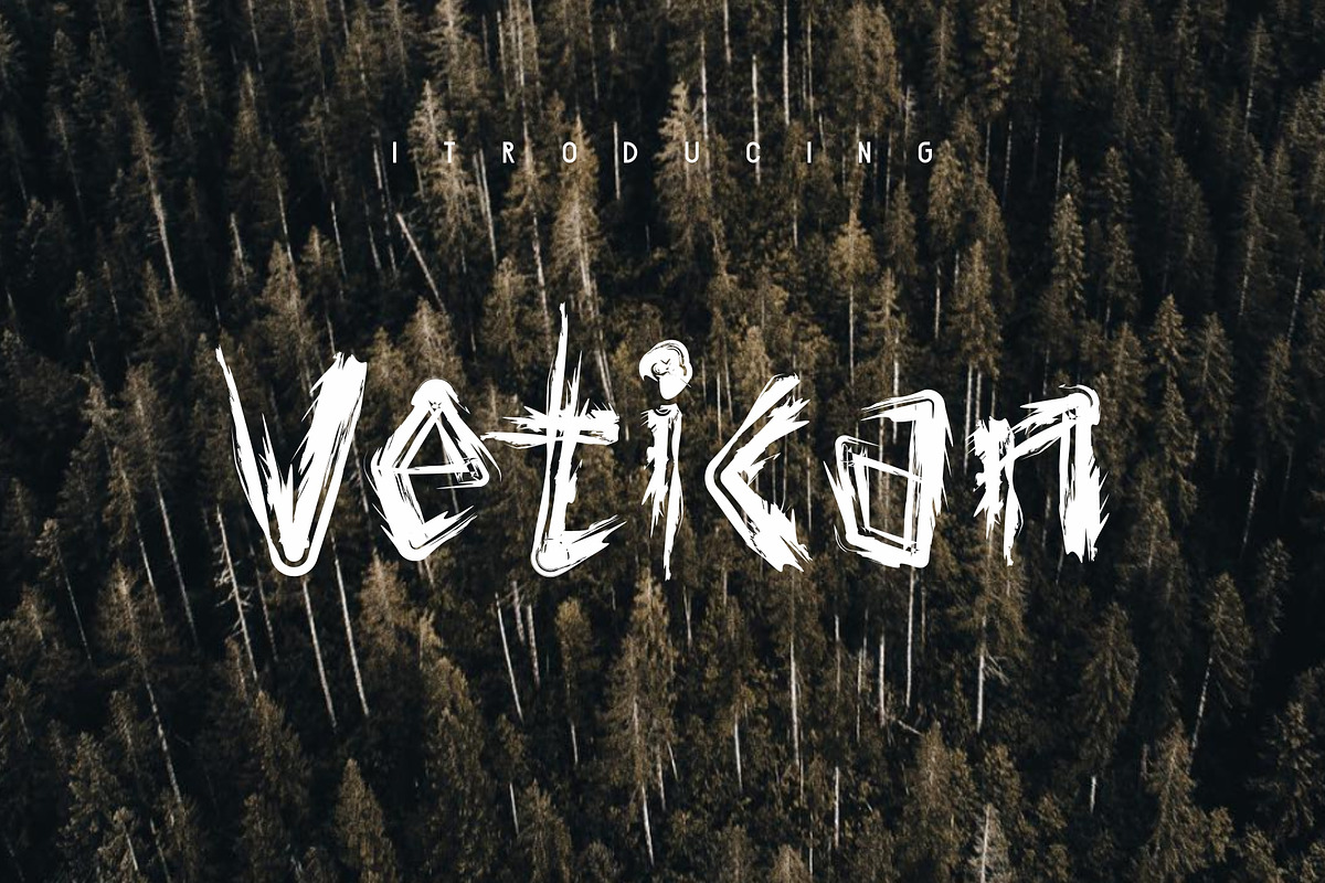 Vetican Brush Font