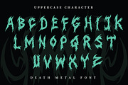 Xhorven - Death Metal Typeface, a Blackletter Font by Eltypesstudio (Thumbnail 6 of 12)