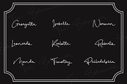 The Bohemian 2 Signature Font UPDATE, a Font by alphArtype (Thumbnail 7 of 10)