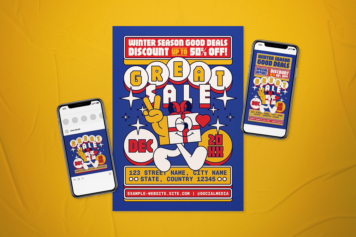 Winter Season Good Deals Flyer Set, a Flyer Template by The Good Store (Photo 1 of 2)