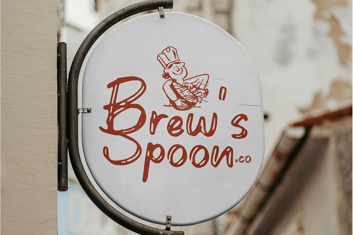 Paint Space - Cafe Handwritten Font, a Handwritten Font by Pandeka Studio (Photo 5 of 9)