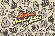The Auratype | Retro Layered Font, a Script Font by Auratype (Thumbnail 13 of 15)
