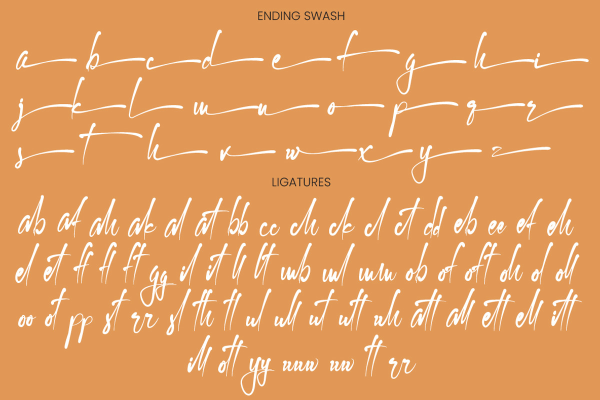 Kallem - Script Font, a Script Font by zelow type (Photo 13 of 14)