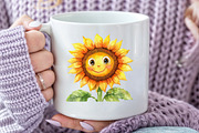 Watercolor Summer Sunflower Clipart, an Illustration by Pixels.Craft (Thumbnail 4 of 7)