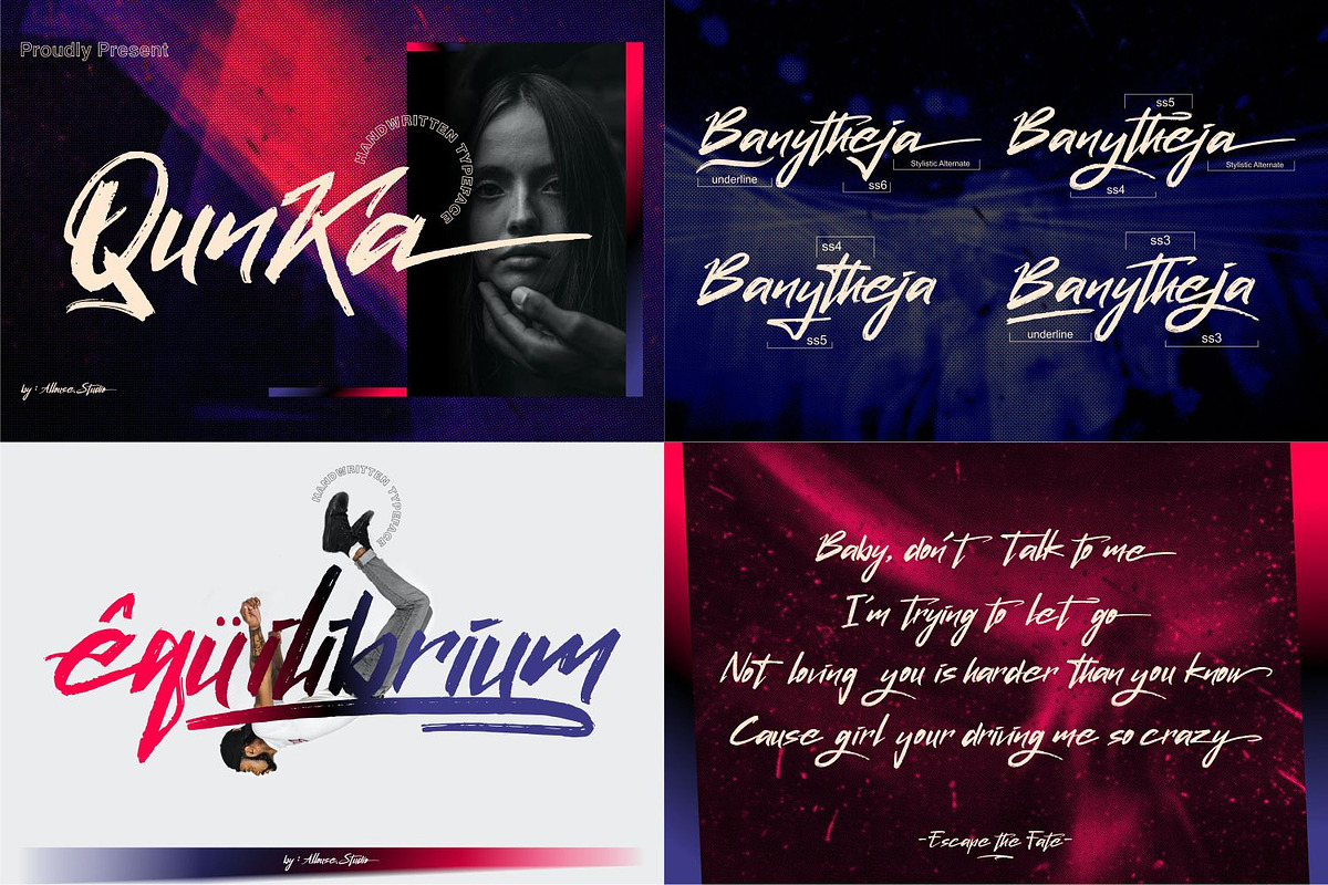 All In One | 50 Fonts Collection, a Script Font by Allouse Studio (Photo 13 of 30)