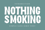 Nothing Smoking, a Script Font by InermediaSTUDIO (Thumbnail 1 of 7)