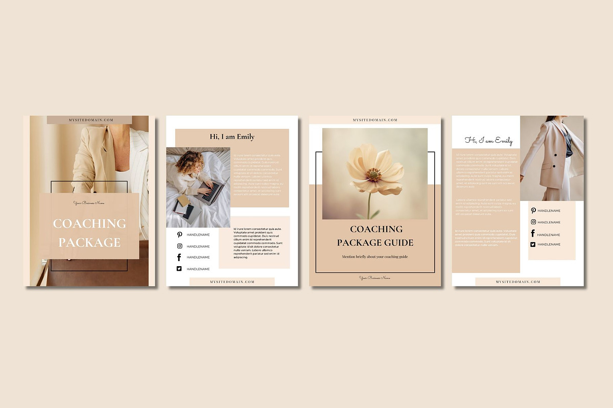 Client Welcome Services Bundle CANVA, a Brochure Template by Deepa Template Studio (Photo 13 of 23)