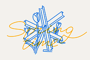 Vector Print: Ukrainian Spring, an Illustration by tubik shop (Thumbnail 4 of 4)