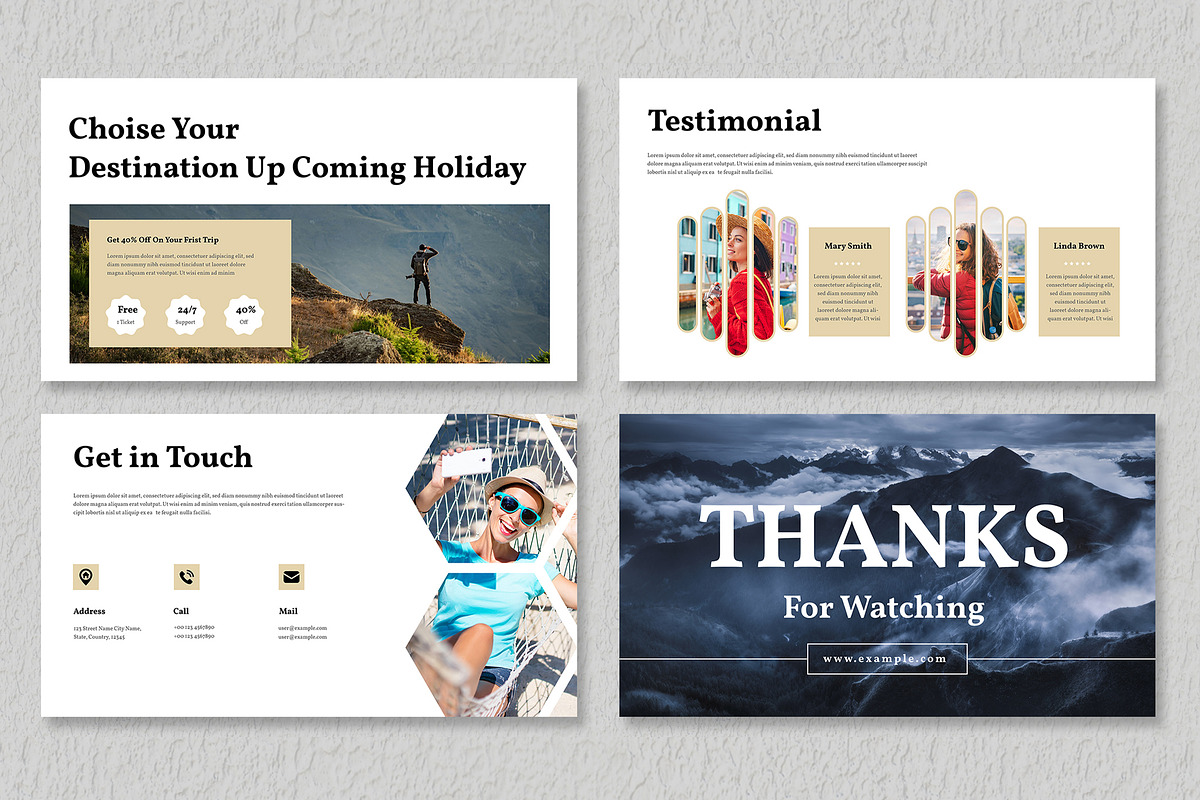 Travel Presentation, a Presentation Template by Mighty-Slide (Photo 6 of 6)