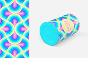 NEON RAINBOW patterns set, a Pattern Graphic by Slanapotam (Thumbnail 2 of 5)