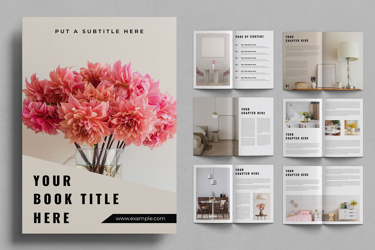Book Template Layout, a Magazine Template by ContestDesign (Photo 1 of 3)