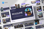 Resume & Portfolio Keynote Template, a Presentation Template by fluffstudio (Thumbnail 1 of 4)