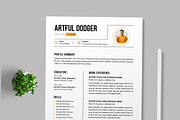Resume Template, a Resume Template by MightyDesign (Thumbnail 2 of 8)