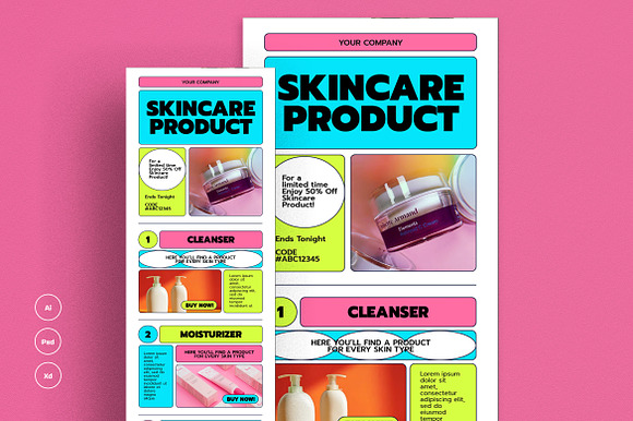 Skincare Product Newsletter preview 4
